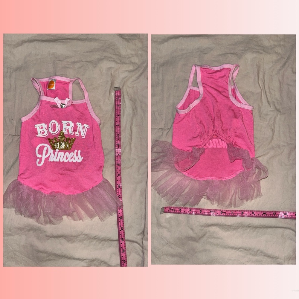 Pink Princess Dog Dress - Picture 3 of 3
